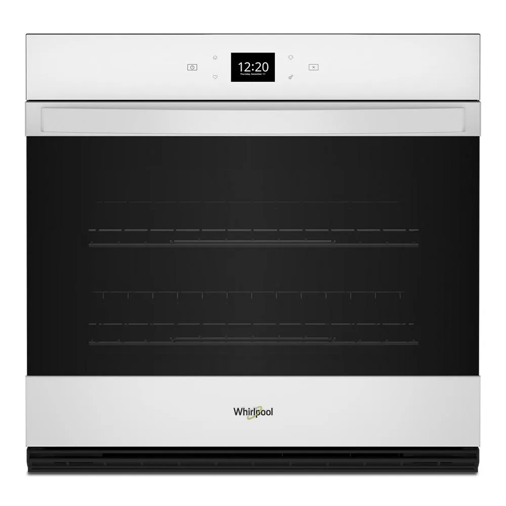 Whirlpool WOES5030LW 5.0 Cu. Ft. Single Wall Oven With Air Fry When Connected Single Wall Ovens single oven with self-cleaning feature
