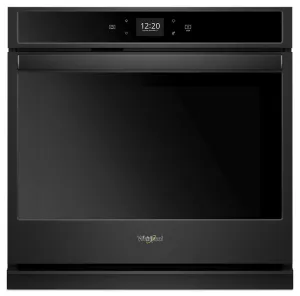 Whirlpool WOS51EC0HB 5.0 Cu. Ft. Smart Single Wall Oven With Touchscreen Single Wall Ovens single oven with self-cleaning feature