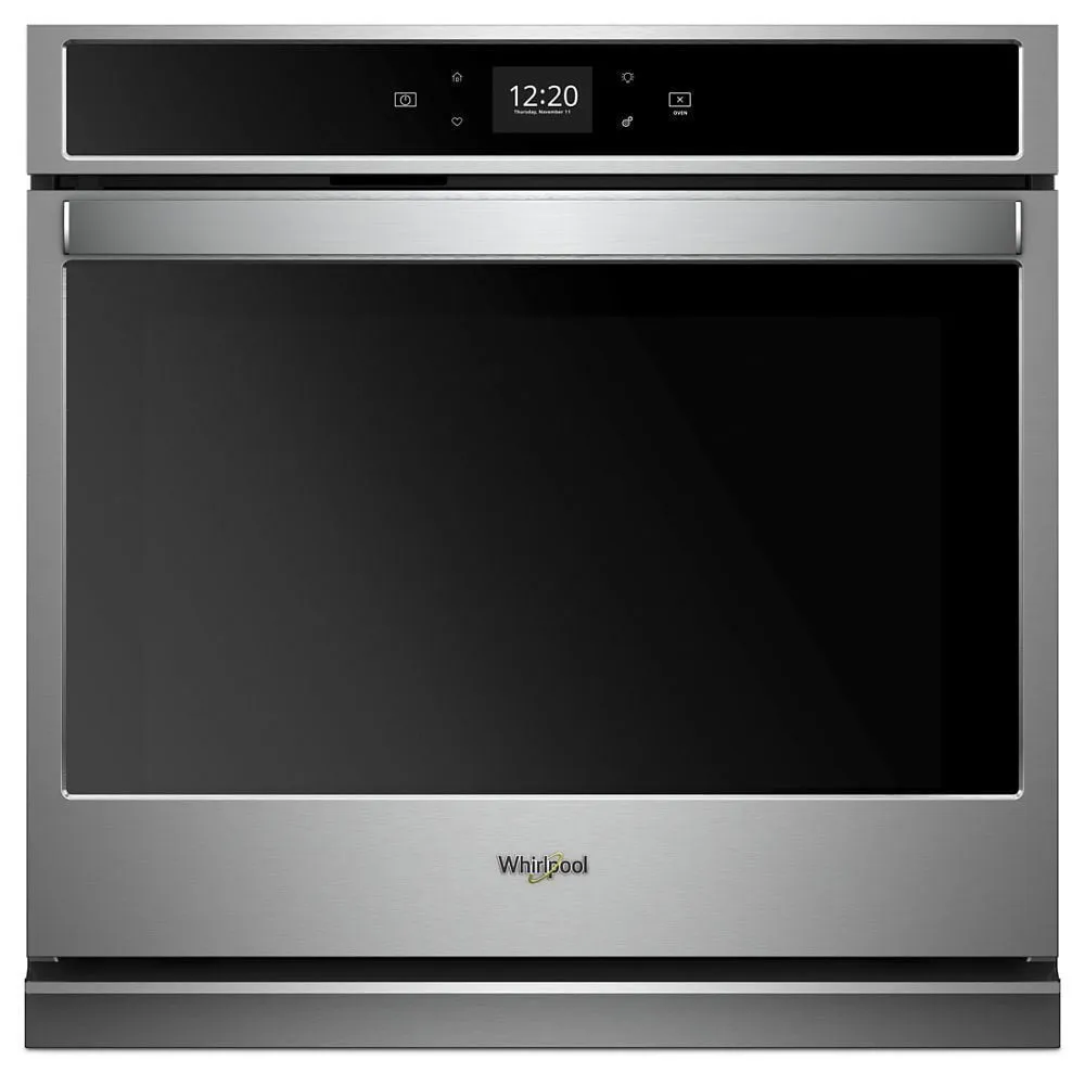 Whirlpool WOS51EC0HS 5.0 Cu. Ft. Smart Single Wall Oven With Touchscreen Wall Ovens oven with smart temperature control