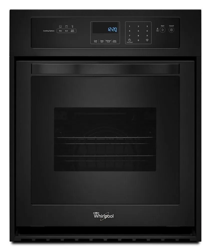 Whirlpool WOS51ES4EB 3.1 Cu. Ft. Single Wall Oven With High-Heat Self-Cleaning System Single Wall Ovens electric wall oven with convection