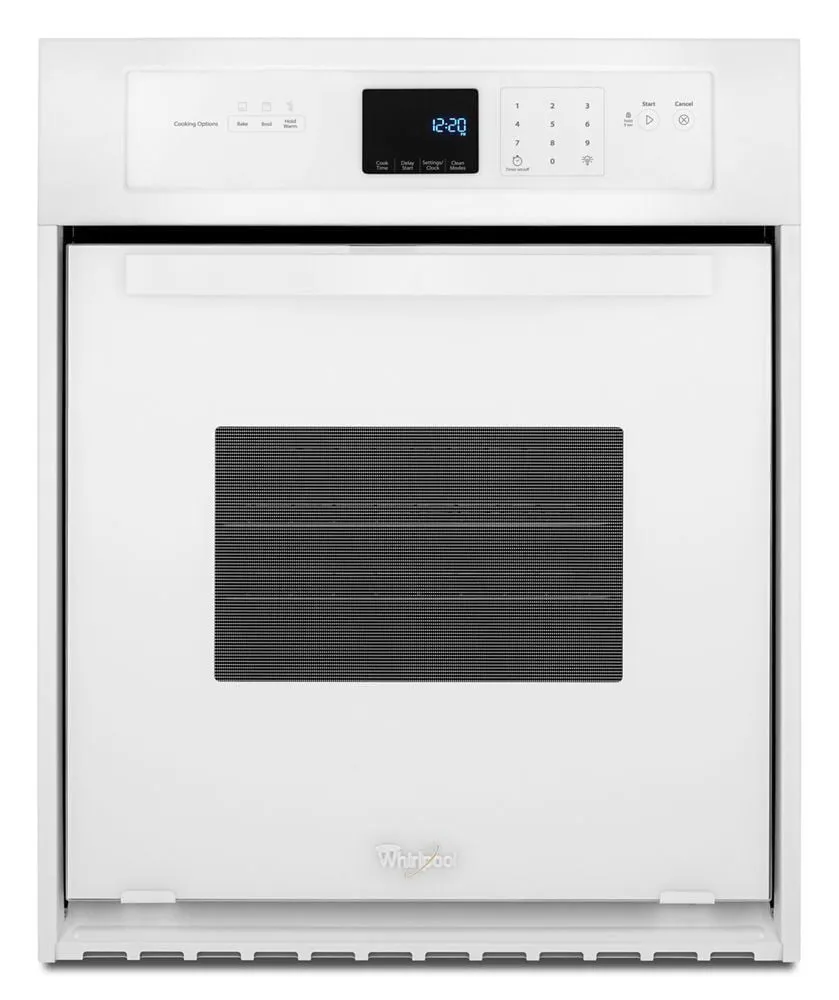 Whirlpool WOS51ES4EW 3.1 Cu. Ft. Single Wall Oven With High-Heat Self-Cleaning System Single Wall Ovens single oven with self-cleaning feature