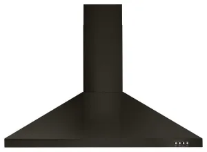 Whirlpool WVW53UC6HV 36" Contemporary Black Stainless Wall Mount Range Hood Ducted Hoods under cabinet ducted hood