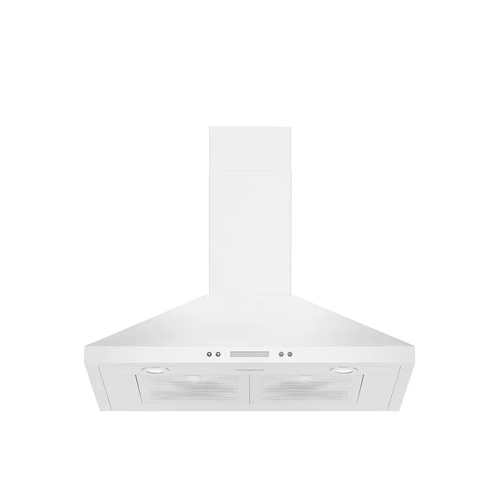 Whirlpool WVW93UC0LS 30" Chimney Wall Mount Range Hood With Dishwasher-Safe Grease Filters Ducted Hoods high cfm ducted range hood