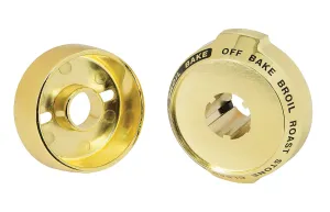 Wolf 804377 30" Brass Bezels Range Accessories drip pans for electric ranges