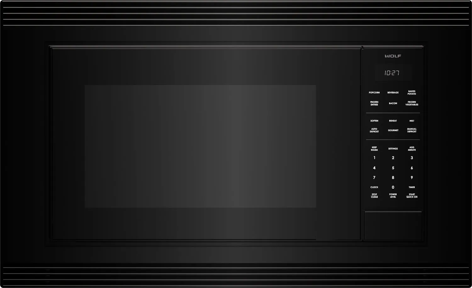 Wolf 828023 30" Black E Series Trim Microwave Accessories microwave mounting hardware kit