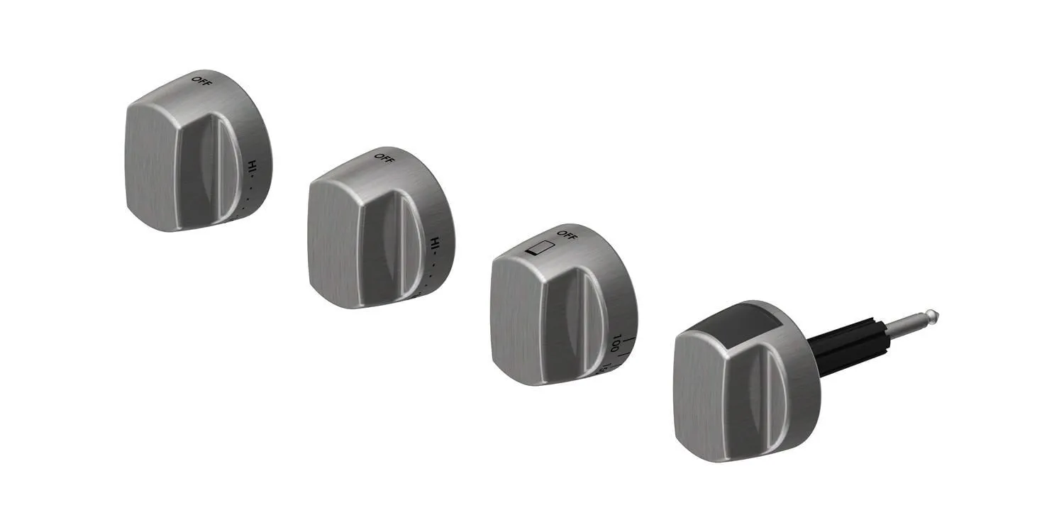 Wolf 9015761 30" Dual Fuel Stainless Knobs Range Accessories drip pans for electric ranges