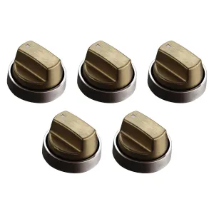 Wolf 9056366 36" Professional Gas Cooktop Brushed Brass Knob Kit Range Accessories oven racks and replacement trays