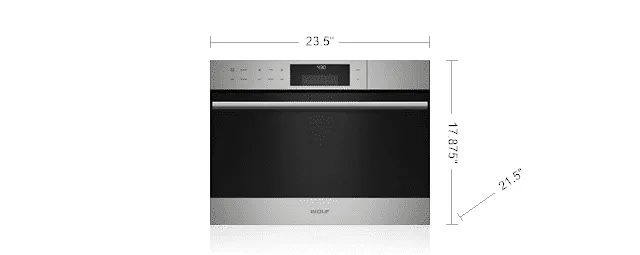 Wolf CSO24TESTH 24" E Series Transitional Convection Steam Oven Single Wall Ovens electric wall oven with convection