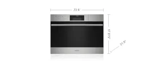 Wolf CSO24TESTH 24" E Series Transitional Convection Steam Oven Single Wall Ovens electric wall oven with convection