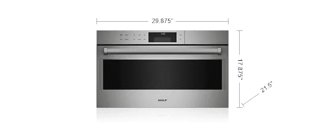 Wolf CSO30PESPH 30" E Series Professional Convection Steam Oven Single Wall Ovens electric wall oven with convection