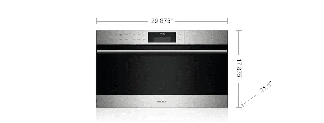 Wolf CSO30TESTH 30" E Series Transitional Convection Steam Oven Single Wall Ovens electric wall oven with convection