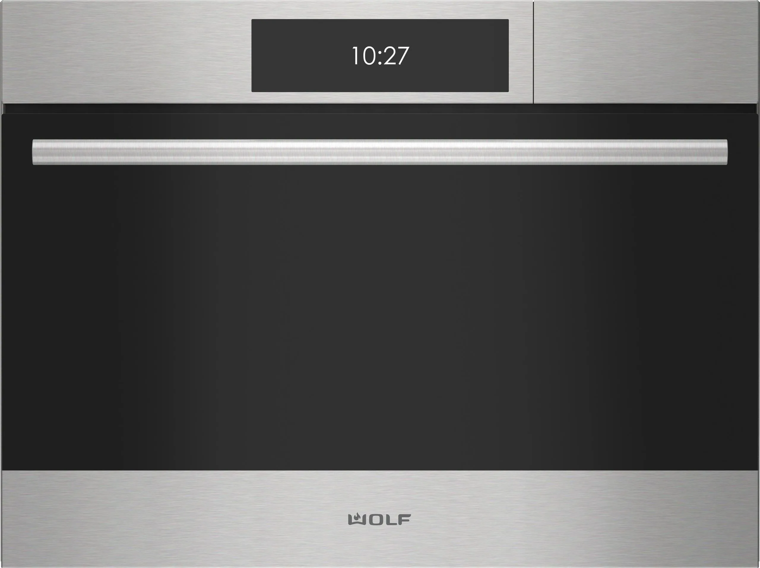 Wolf CSOP2450TEST 24" E Series Transitional Convection Steam Oven - Plumbed Single Wall Ovens single oven with self-cleaning feature