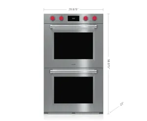 Wolf DO30PMSPH 30" M Series Professional Built-In Double Oven Double Wall Ovens built-in double oven 30 inch