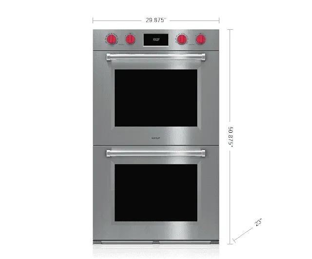 Wolf DO30PMSPH 30" M Series Professional Built-In Double Oven Double Wall Ovens built-in double oven 30 inch