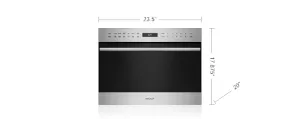 Wolf MDD24TESTH 24" E Series Transitional Drop-Down Door Microwave Oven Microwave Ovens large capacity kitchen microwave