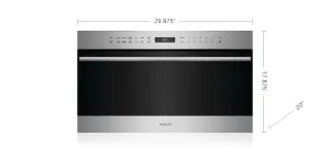 Wolf MDD30TESTH 30" E Series Transitional Drop-Down Door Microwave Oven Built In Microwaves best built-in microwave deals