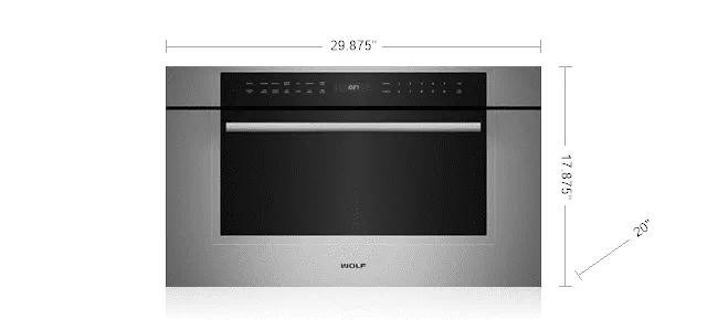 Wolf MDD30TMSTH 30" M Series Transitional Drop-Down Door Microwave Oven Microwave Ovens large capacity kitchen microwave
