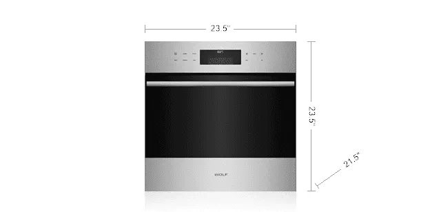 Wolf SO24TESTH 24" E Series Transitional Built-In Single Oven Single Wall Ovens single oven with self-cleaning feature