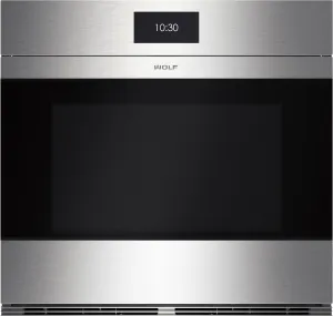 Wolf SO3050CMS 30" M Series Contemporary Stainless Steel Built-In Single Oven Single Wall Ovens single oven with self-cleaning feature