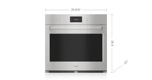 Wolf SO3050PESP 30" E Series Professional Built-In Single Oven Wall Ovens oven with smart temperature control
