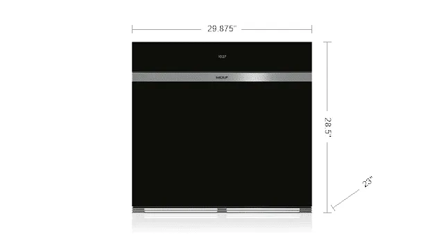 Wolf SO30CMB 30" M Series Contemporary Built-In Single Oven Single Wall Ovens electric wall oven with convection
