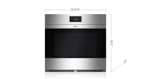 Wolf SO30CMS 30" M Series Contemporary Stainless Steel Built-In Single Oven Single Wall Ovens electric wall oven with convection
