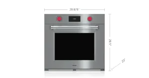 Wolf SO30PMSPH 30" M Series Professional Built-In Single Oven Single Wall Ovens electric wall oven with convection