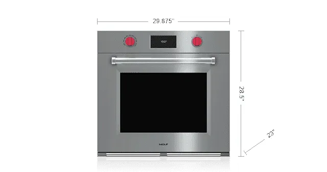 Wolf SO30PMSPH 30" M Series Professional Built-In Single Oven Single Wall Ovens electric wall oven with convection