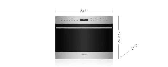 Wolf SPO24TESTH 24" E Series Transitional Speed Oven Single Wall Ovens electric wall oven with convection