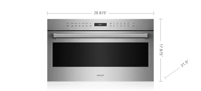 Wolf SPO30PESPH 30" E Series Professional Speed Oven Single Wall Ovens electric wall oven with convection