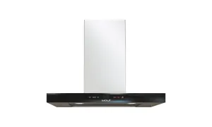 Wolf VW30B 30" Cooktop Wall Hood - Black Ducted Hoods under cabinet ducted hood
