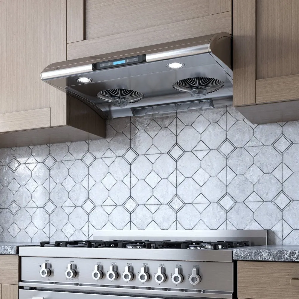 Xo Appliance XOA30B 550 Cfm 30" Filterless Under Cabinet Range Hood Black