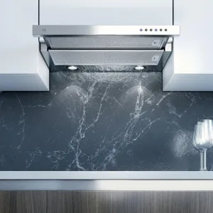Xo Appliance XOC30SC 30" 600/395 Cfm Under Cabinet Glide Out Visor Italian Made Stainless Professional Hoods 36 inch wall mount hood