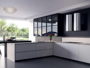 Xo Appliance XOCYL16B 600 Cfm Designer Cylinder Wall Mount Black Ventilation Range Hoods high suction kitchen exhaust hood