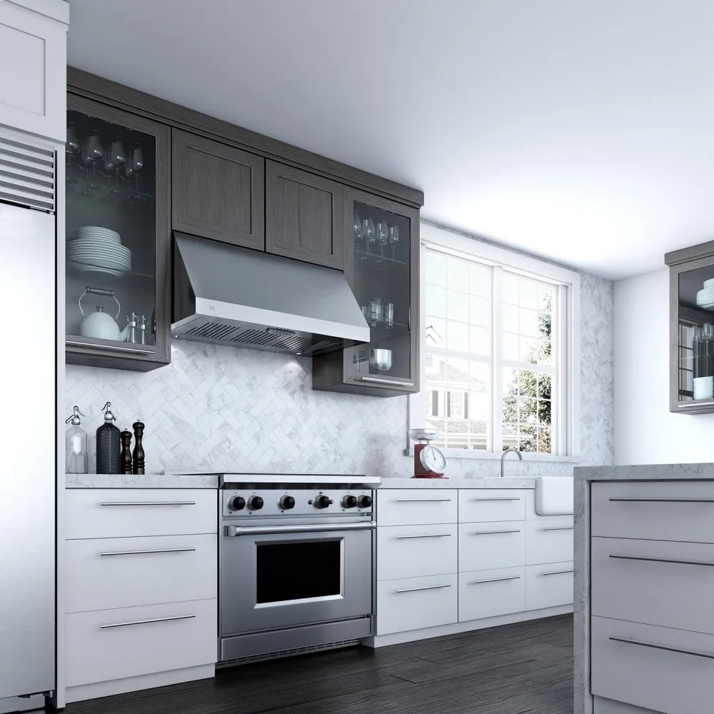 Xo Appliance XOT1836S 600 Cfm 36" Wall Mount Italian Made Pro Hood Stainless Professional Hoods 36 inch wall mount hood