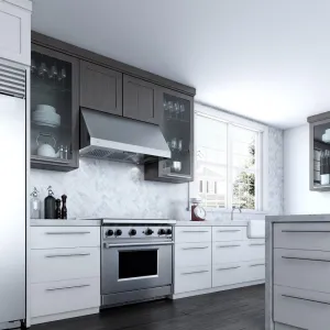 Xo Appliance XOT1836S 600 Cfm 36" Wall Mount Italian Made Pro Hood Stainless Professional Hoods 36 inch wall mount hood