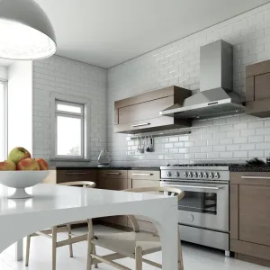 Xo Appliance XOV42SC 42" 600/395 Cfm Italian Made Wall Chimney Range Hood Stainless Professional Hoods 36 inch wall mount hood