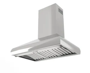 Xo Appliance XOVW42KSE 42In Pro Wall Chimney Hood Ss Rounded Lip 1000 Cfm Ventilation Range Hoods high suction kitchen exhaust hood