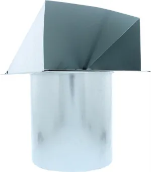 Zephyr AK00044 Wall Cap, Outlet, 8In, W/Damper & Screen Hood Accessories LED light kits for hoods