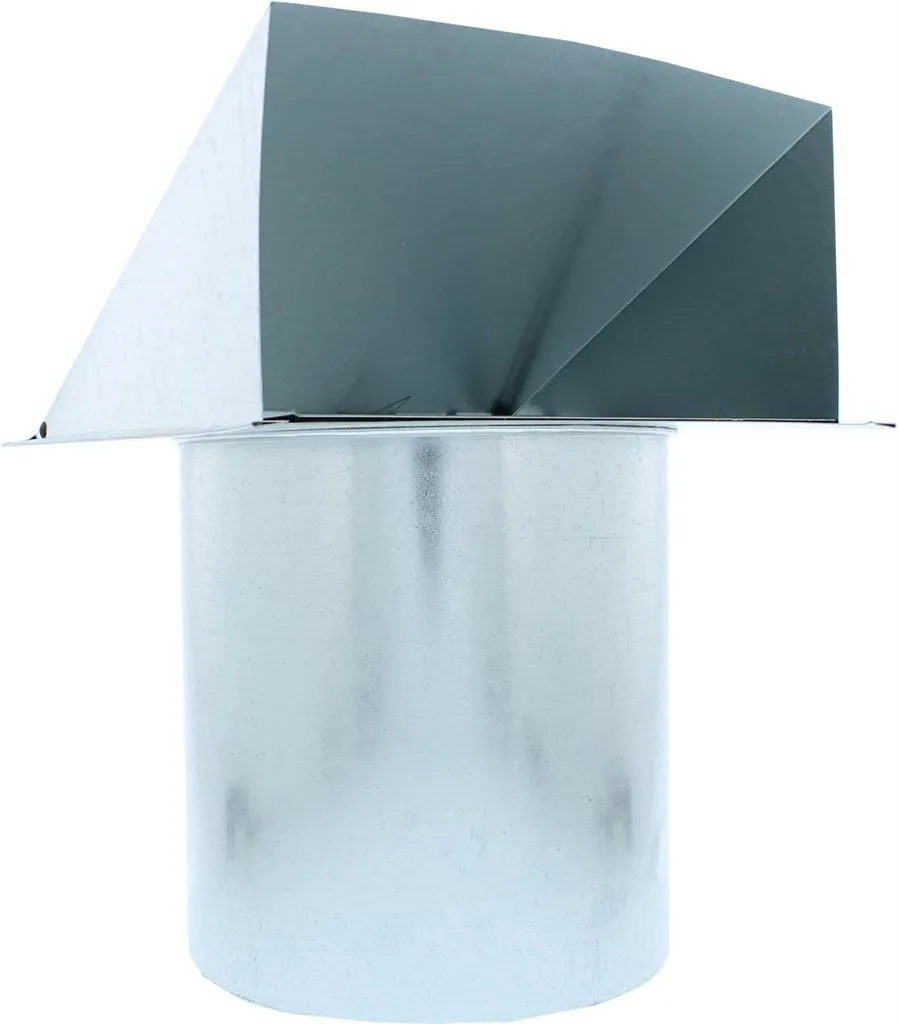 Zephyr AK00044 Wall Cap, Outlet, 8In, W/Damper & Screen Hood Accessories LED light kits for hoods