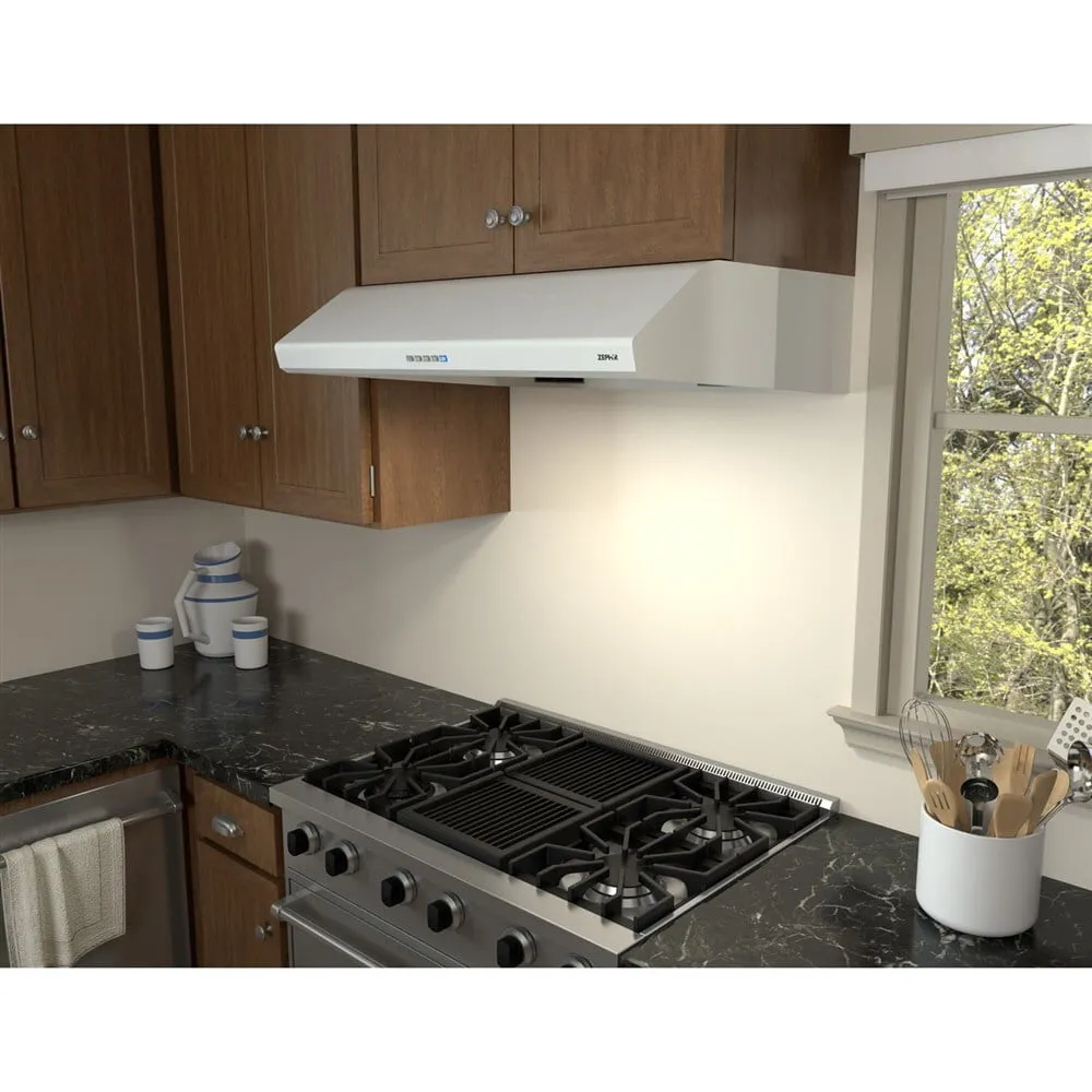 Zephyr AK2536BW 36" Hurricane Under-Cabinet Ventilation Range Hoods high suction kitchen exhaust hood
