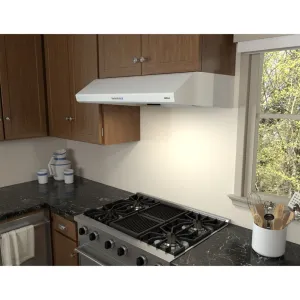 Zephyr AK2536BW 36" Hurricane Under-Cabinet Ducted Hoods under cabinet ducted hood