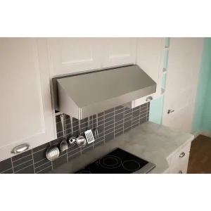 Zephyr AK7100AS290 30" Gust Undercabinet Hood With 290 Cfm Blower, 3 Speed Levels Ventilation Range Hoods high suction kitchen exhaust hood