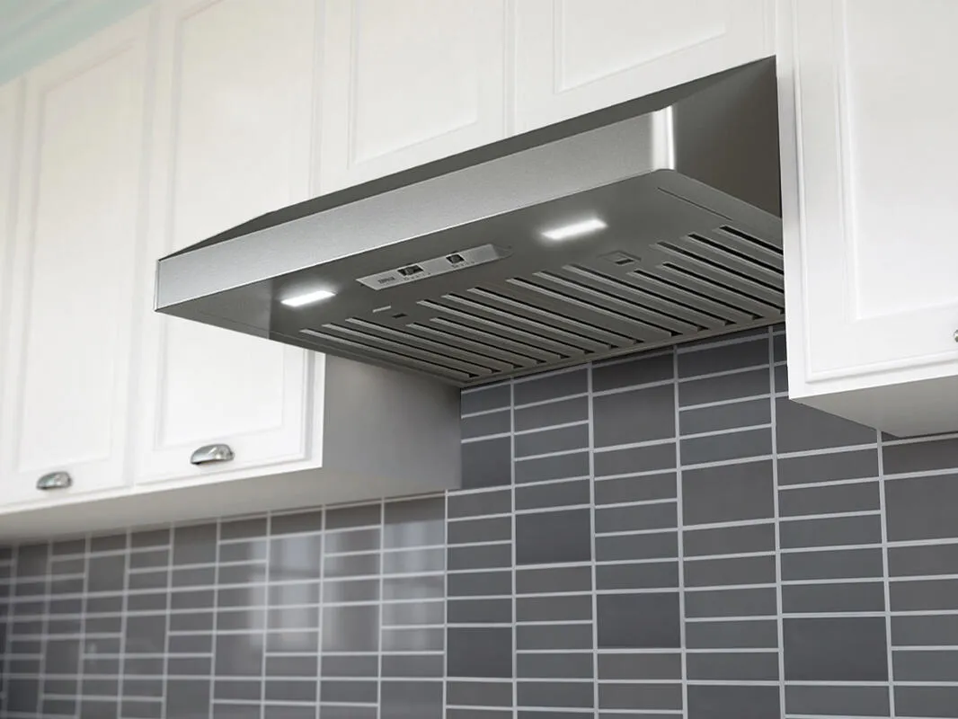 Zephyr AK7136BSBF 36" Gust Under-Cabinet Ductless Hoods filterless ductless hood for apartment