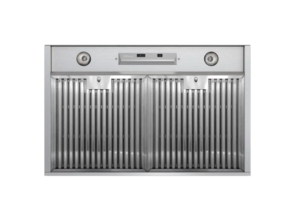 Zephyr AK9134ASBF 36" Monsoon Mini Insert Ducted Hoods high cfm ducted range hood