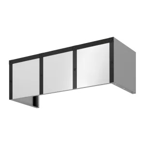 Zephyr BKDC13612AMB Duct Cover Banding Kit, 36In X 12In, Matte Black Hood Accessories LED light kits for hoods