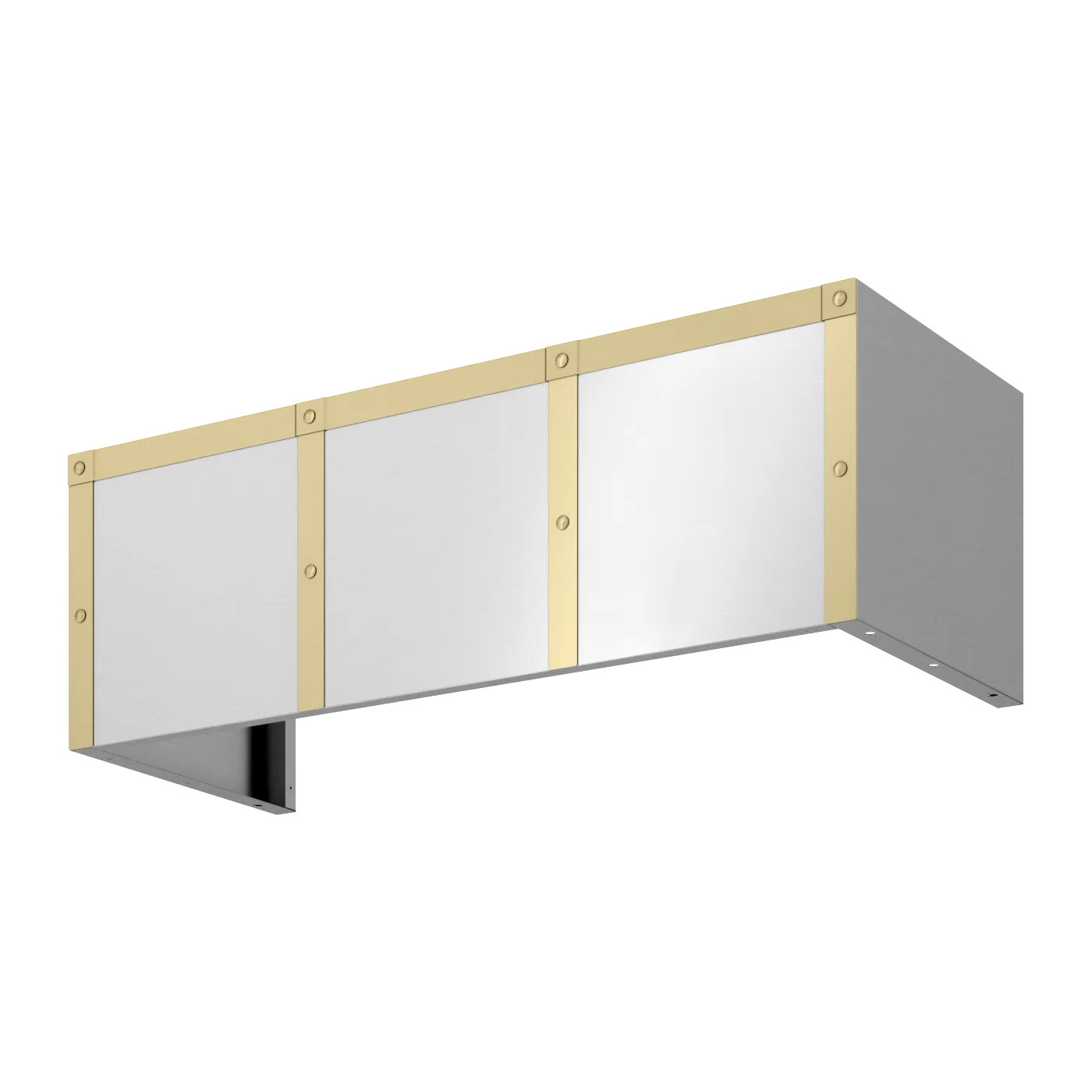 Zephyr BKDC14812ASG Duct Cover Banding Kit, 48In X 12In, Satin Gold Hood Accessories LED light kits for hoods
