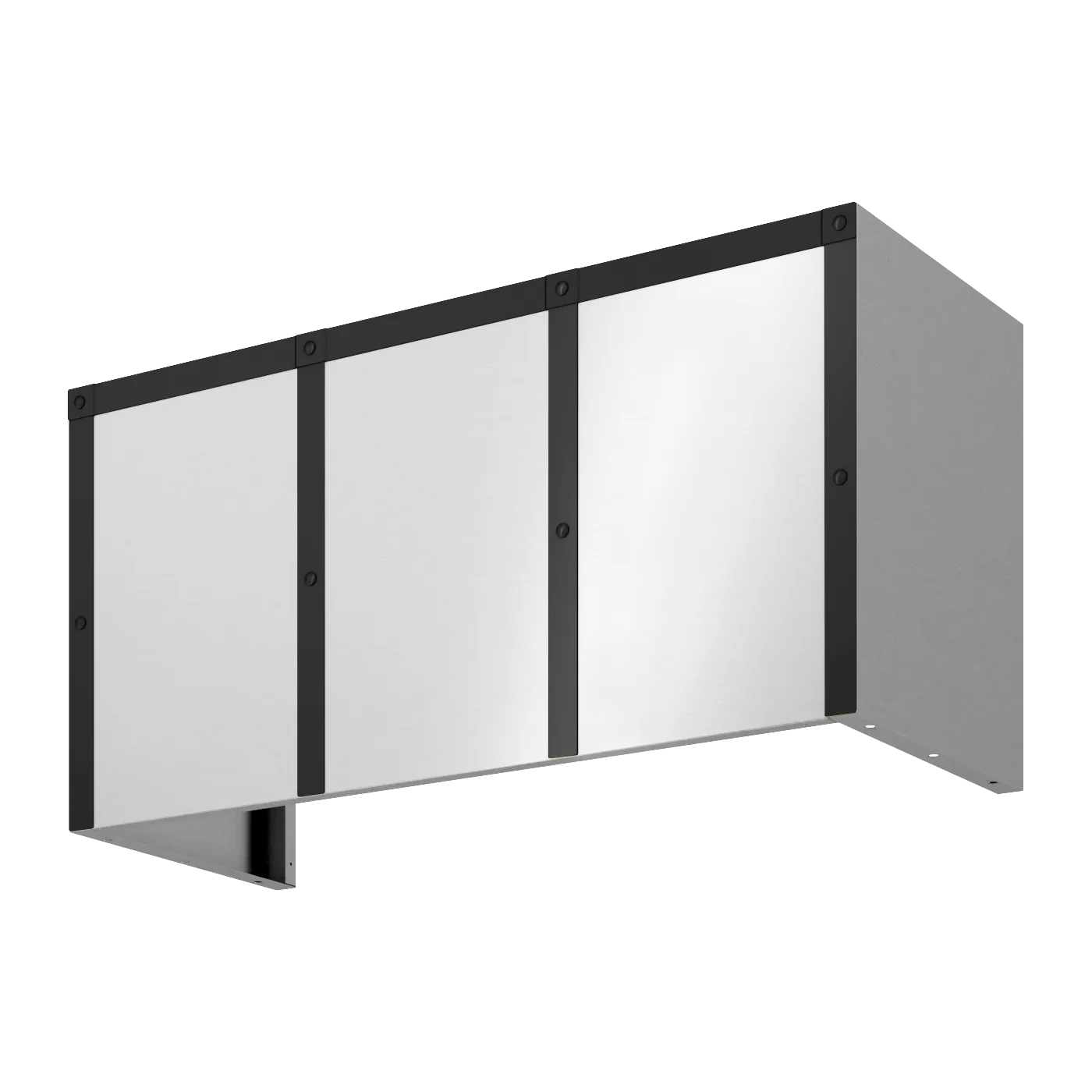 Zephyr BKDC14818AMB Duct Cover Banding Kit, 48In X 18In, Matte Black Hood Accessories LED light kits for hoods
