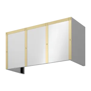Zephyr BKDC14818ASG Duct Cover Banding Kit, 48In X 18In, Satin Gold Hood Accessories LED light kits for hoods