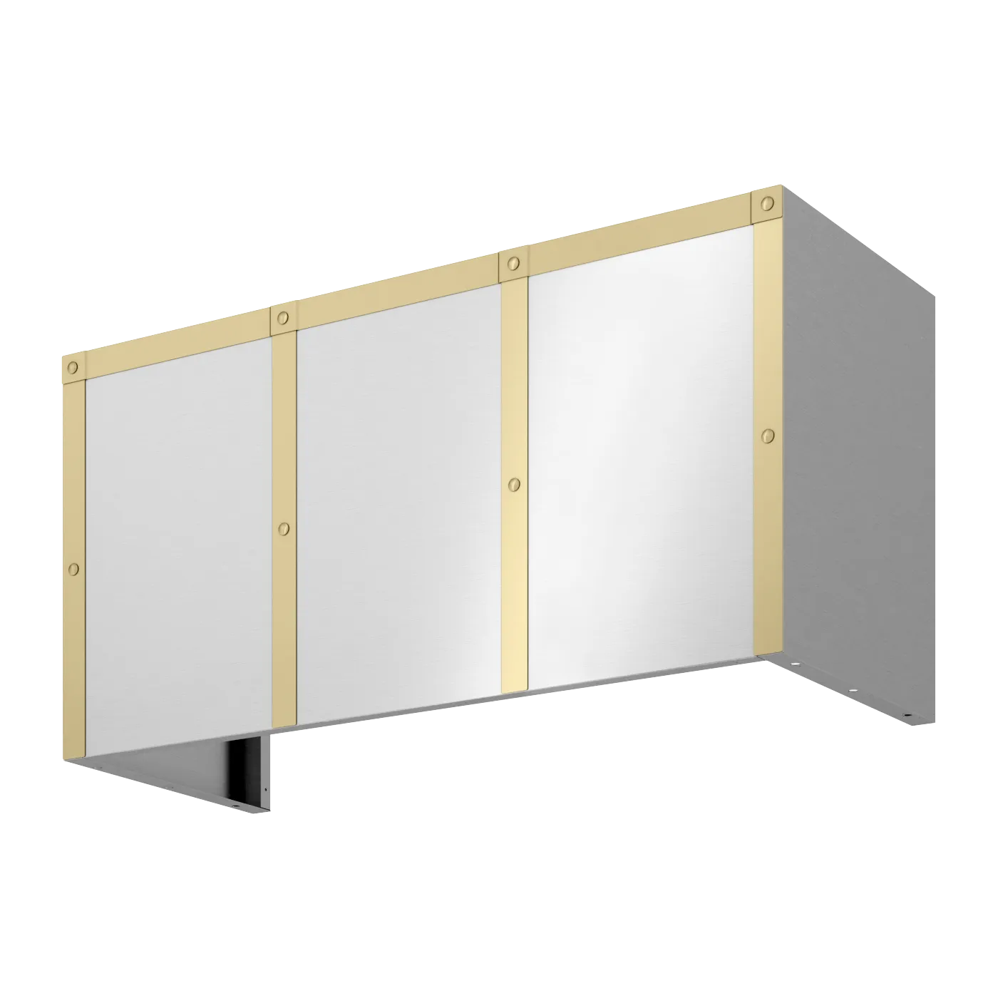 Zephyr BKDC14818ASG Duct Cover Banding Kit, 48In X 18In, Satin Gold Hood Accessories LED light kits for hoods